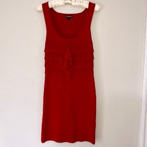 Red bandage mini dress